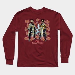 Red Samurai, Red Ninja Long Sleeve T-Shirt